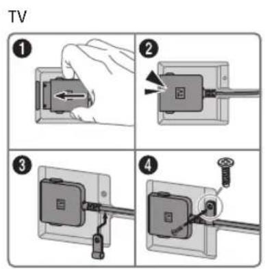 SAMSUNG QE85Q900RAT - Tilslutting af tv'et til One Connect - 1