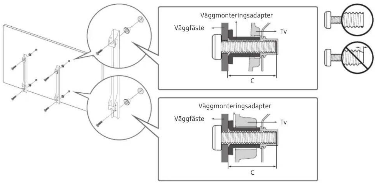 SAMSUNG QE85Q900RAT - Montera TV:n på en vagg - 2