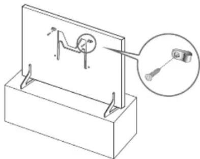 SAMSUNG QE85Q900RAT - Preventing the TV from falling - 1