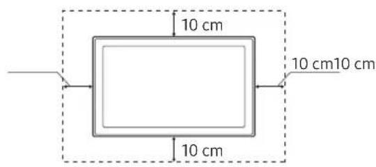 SAMSUNG QE85Q900RAT - Sorg for correkt ventilation til dit tv - 2