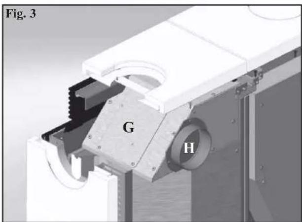 EDILKAMIN Kelly - N.B.: SE ACONSEJA UNA CANALIZACION CON TUBOS LARGOS AL MAX 3 M CON 2 CURVAS. - 3