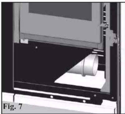 EDILKAMIN Kelly - CONNECTING THE SMOKE EXHAUST PIPE ON THE SIDE - 3
