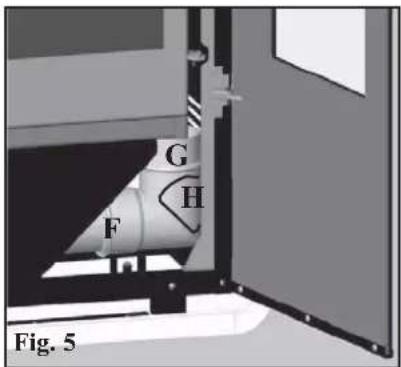 EDILKAMIN Kelly - CONNECTING THE SMOKE EXHAUST PIPE ON THE SIDE - 1