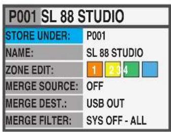 Studiologic SL88 Studio - Programmbearbeitung - 1