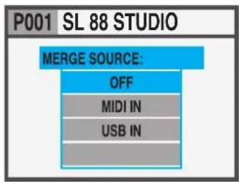 Studiologic SL88 Studio - VERBINDEN EINEREINGANGSQUELLE - 1