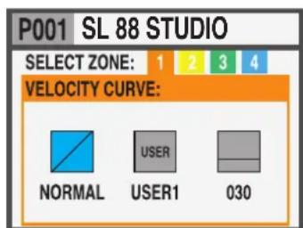 Studiologic SL88 Studio - Édition de zone - 3