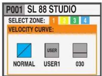 Studiologic SL88 Studio - Zoneneinstellung (Zone Edit) - 3