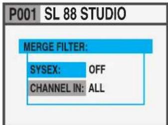 Studiologic SL88 Studio - MERGE FILTER - 1