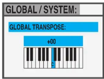 Studiologic SL88 Studio - MAIN TRANSPOSE - 1