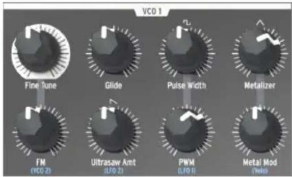 Arturia MiniBrute 2S - VCO 1 - 1