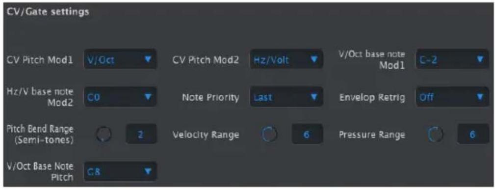 Arturia MiniBrute 2S - Réglages CV/Gate - 1