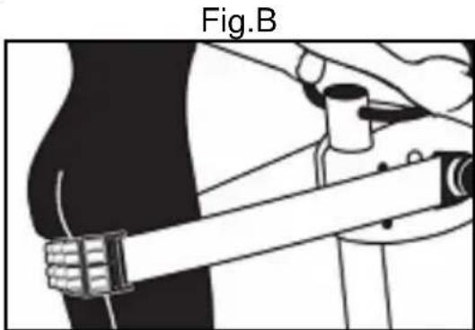 BH FITNESS Tactile Tonic G225 - PRECAUÇÂO: Faixas de massagem com relevos Fig.B. - 1