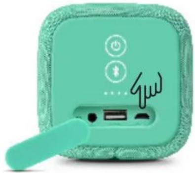 FRESH N REBEL Rockbox Bold L - Lautsprecher über das Micro-USB-Kabel aufladen. - 1