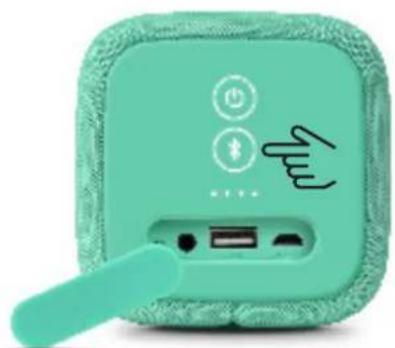 FRESH N REBEL Rockbox Bold L - Pulsa el botón Bluetooth. - 1