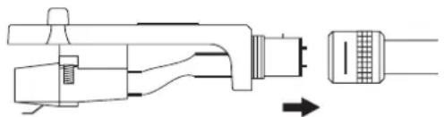 AUDIO TECHNICA ATLP5 - Montaje del brazo fonocaptor - 1