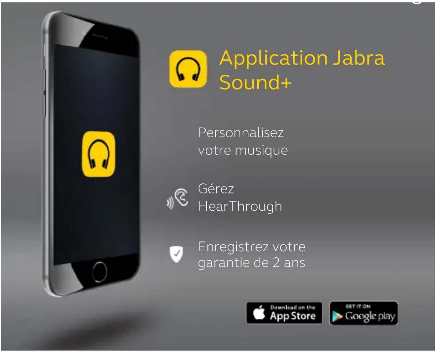 JABRA Elite 65t - Application Jabra Sound+ - 1