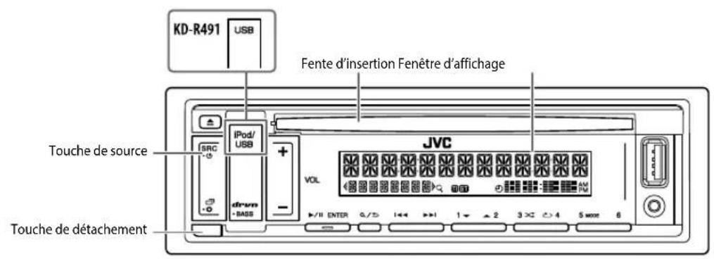 JVC KDR492 - FONCTIONNEMENT DE BASE - 1