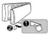 JVC KDR492 - Frontblende fur KD-R499/KD-R494/KD-R492 - 3