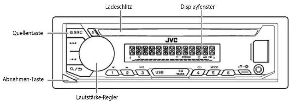 JVC KDR492 - Frontblende fur KD-R499/KD-R494/KD-R492 - 1