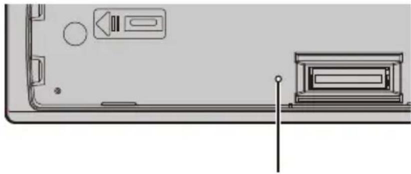 PIONEER DEHS3000BT - Zurücksetzen des Mikroprozessors - 1