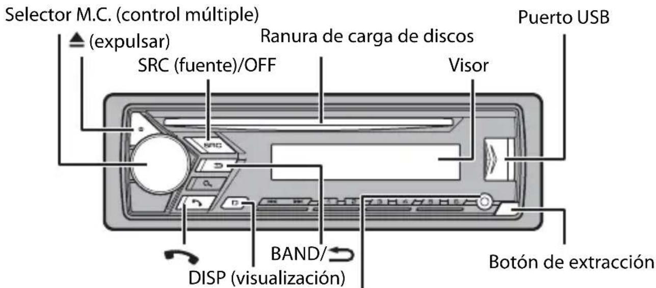 PIONEER DEHS3000BT - Procedimientos iniciales - 1