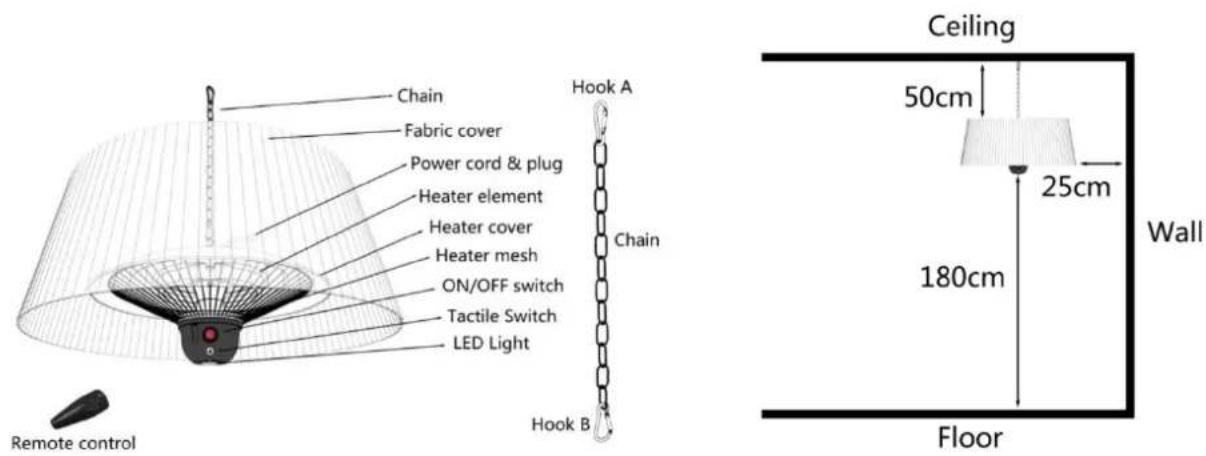 SunRed ARTIX HB - PRODUCT DIAGRAM - 1