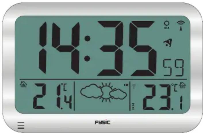 Fysic FKW2200 - Bei normalem Betrieb werden folgende Daten angezeigt: - 1