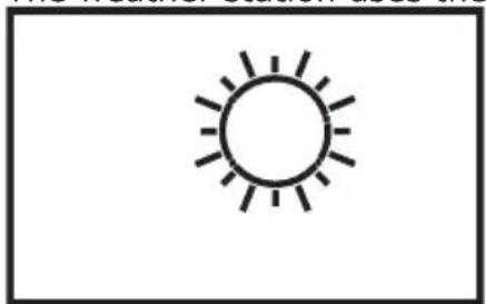 Fysic FKW2200 - To adjust the weather icons at a later time: - 1