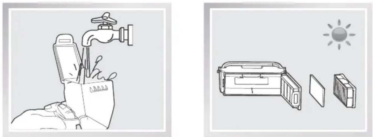 ECOVACS Deebot DM88 - Recipiente para el polvo y filtros Limpieza del recipiente para el polvo y los filtros - 3