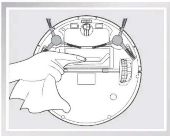 ECOVACS Deebot DM88 - Limpieza de la opción de aspiración directa - 1