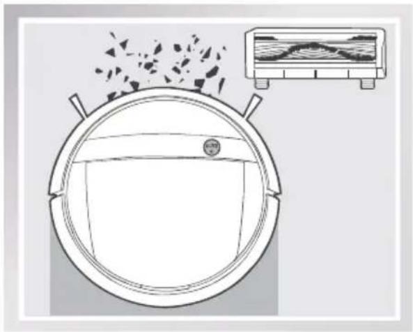 ECOVACS Deebot DM88 - Choix d'une option d'aspiration - 1