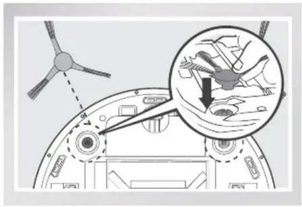 ECOVACS Deebot DM88 - Install Side Brushes - 1