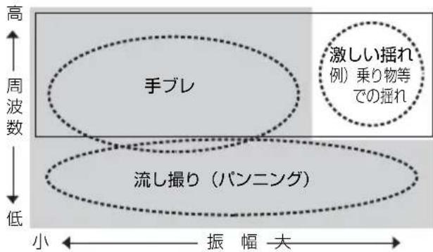 NIKON AFS 18200mm f3.55.6G ED VR II - 手ブレ補正機能の概念図 - 1