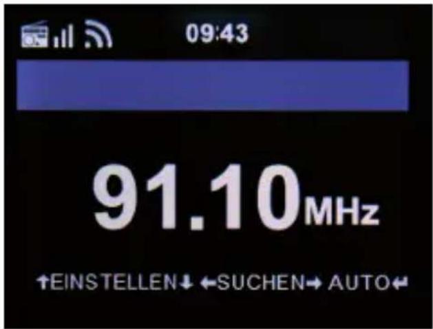 Imperial Dabman i400 - FM zenders zoeken - 1