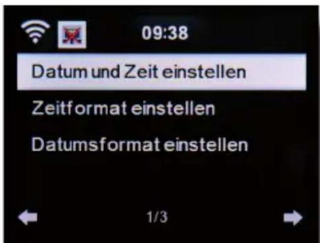 Imperial Dabman i400 - Datum &amp; Zeit - 1