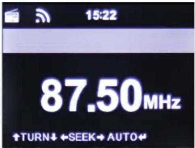 Imperial Dabman i400 - FM station scan - 1