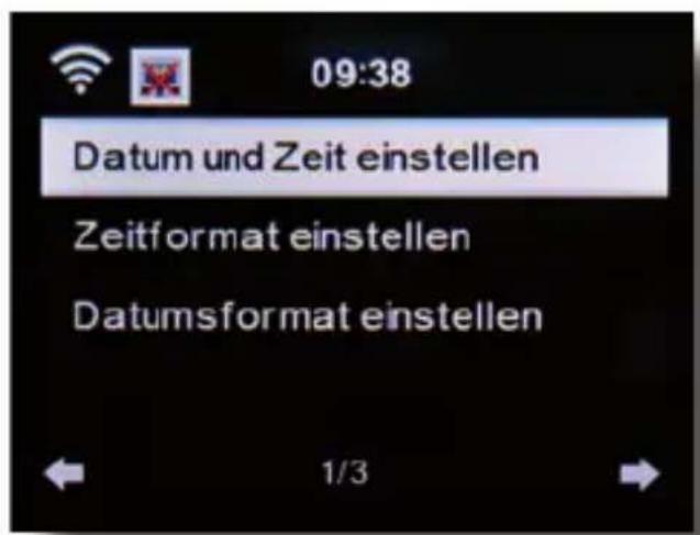 Imperial Dabman i150 - Datum &amp; Zeit - 1