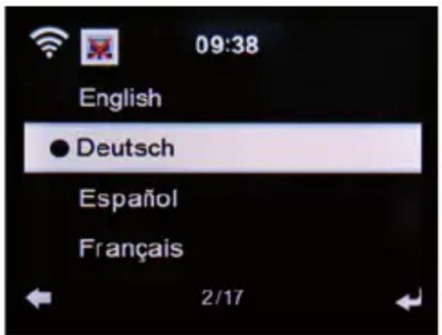 Imperial Dabman i150 - Language - 1