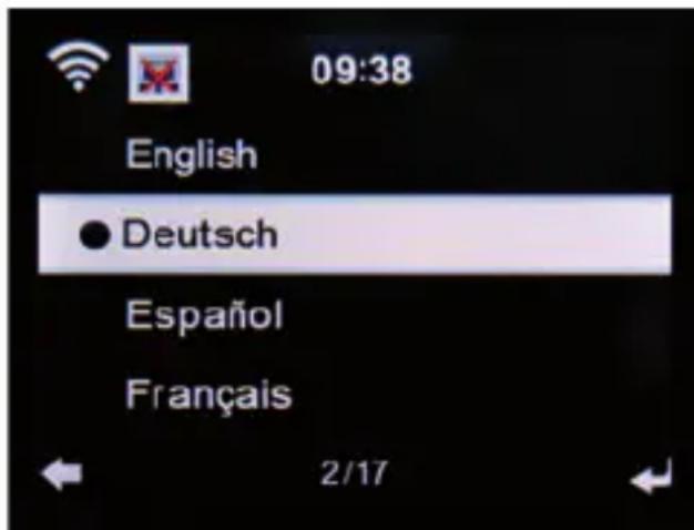 Imperial Dabman i150 - Language (Langue) - 1