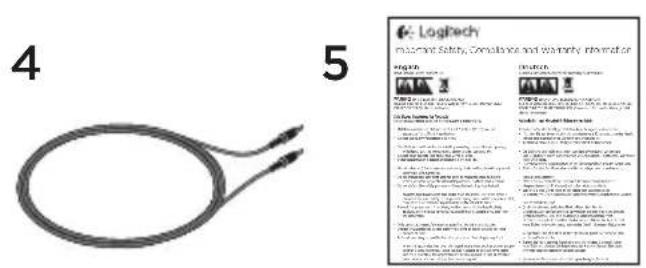 LOGITECH Z537 - What's in the box - 2