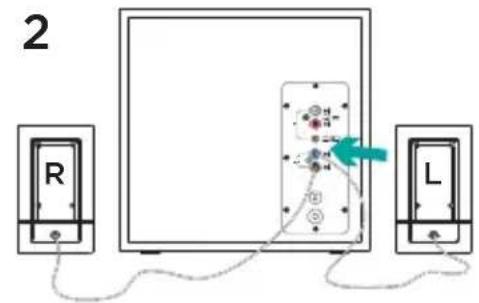 LOGITECH Z537 - Einrichtung - 2