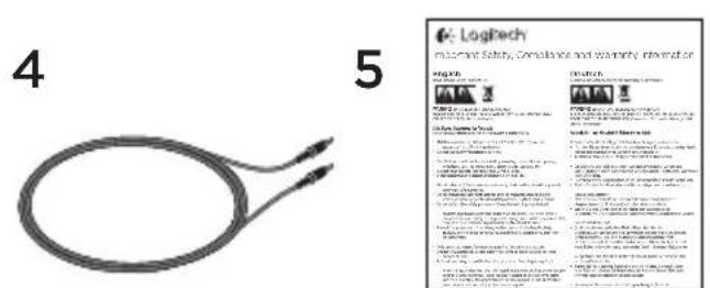 LOGITECH Z537 - Kassens indhold - 2