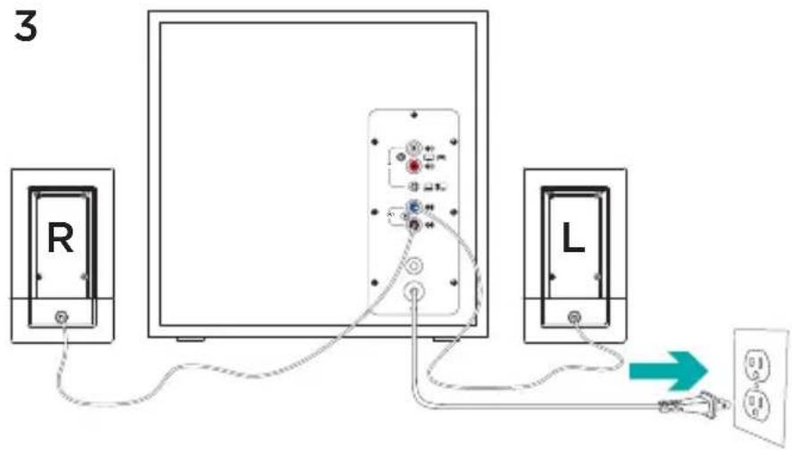 LOGITECH Z537 - Uzembe helyezés - 3