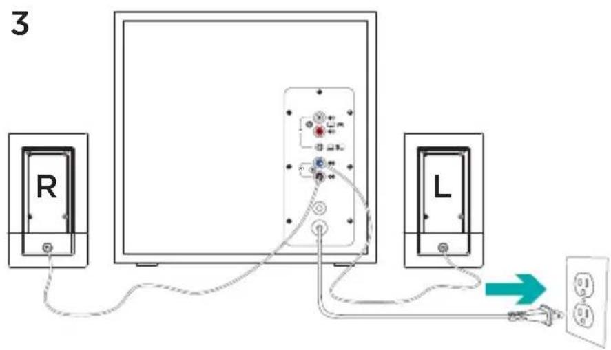 LOGITECH Z537 - Installation - 3
