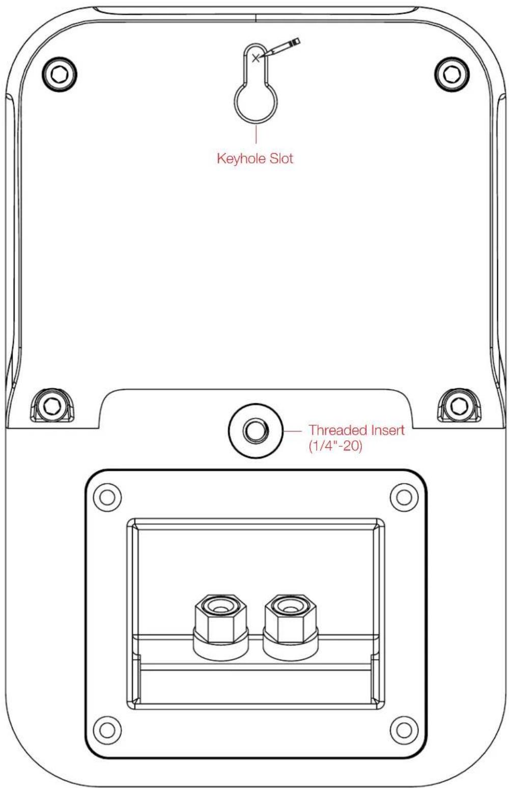 POLK S60 - S10 Wall Mount Template - 1