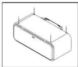 POLK S60 - Anbringen von GummifüBen mit Haftrückseite - 2