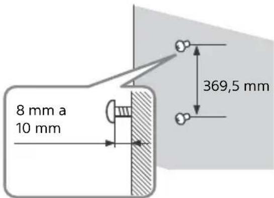 SONY HTRT4 - Apriete los tornillos a la pared. - 2