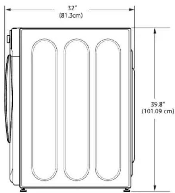 WHIRLPOOL AWG 1212PRO - ABMESSAGENGEN FÜR INSTALLATION - 2
