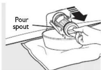 WHIRLPOOL AWG 1212PRO - Nettoyage du filtre de la pompe - 4