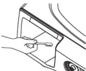 WHIRLPOOL AWG 1212PRO - Limpieza de la junta de la puerta - 4